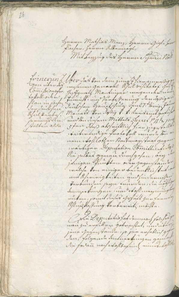 Archivio Storico della Città di Bolzano - BOhisto protocollo consiliare 1783/85 