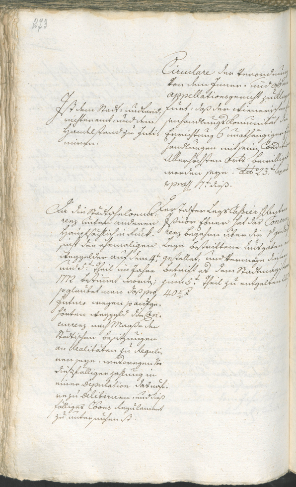 Archivio Storico della Città di Bolzano - BOhisto protocollo consiliare 1783/85 