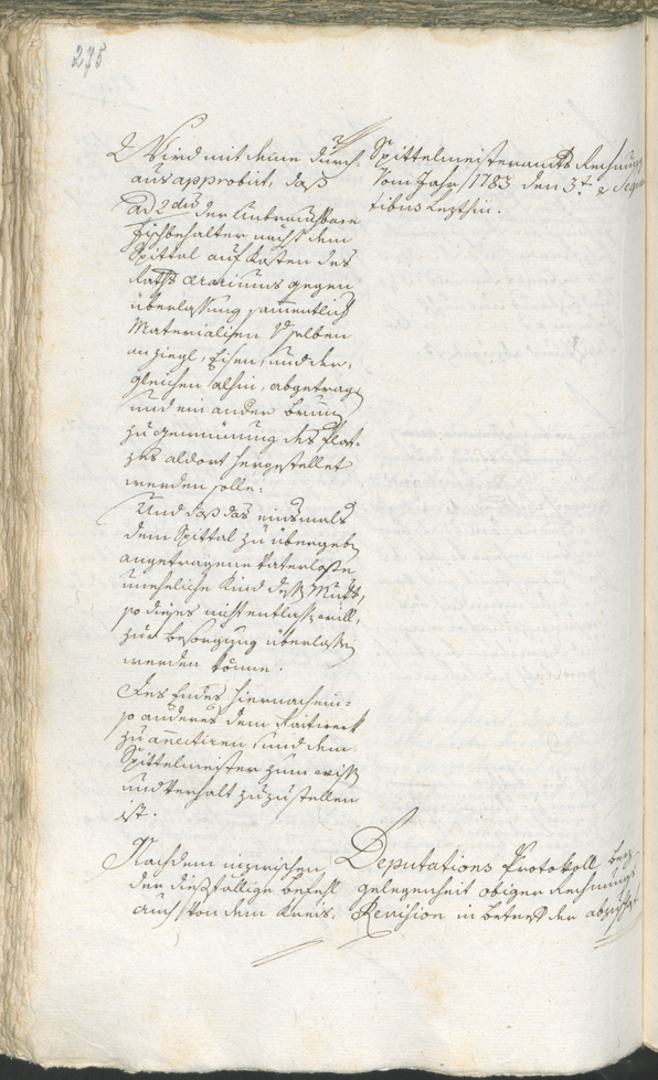 Civic Archives of Bozen-Bolzano - BOhisto Ratsprotokoll 1783/85 