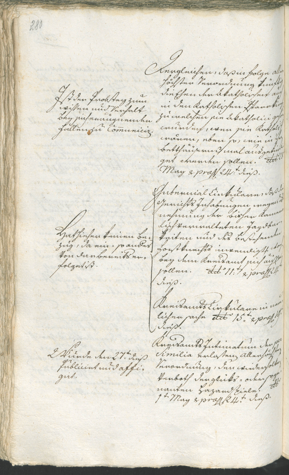 Stadtarchiv Bozen - BOhisto Ratsprotokoll 1783/85 