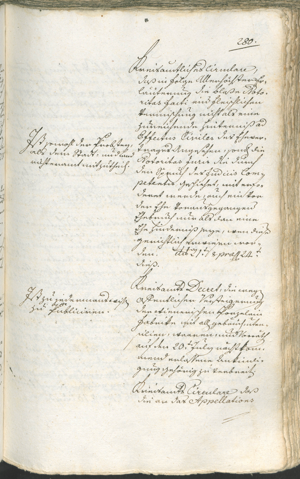 Stadtarchiv Bozen - BOhisto Ratsprotokoll 1783/85 