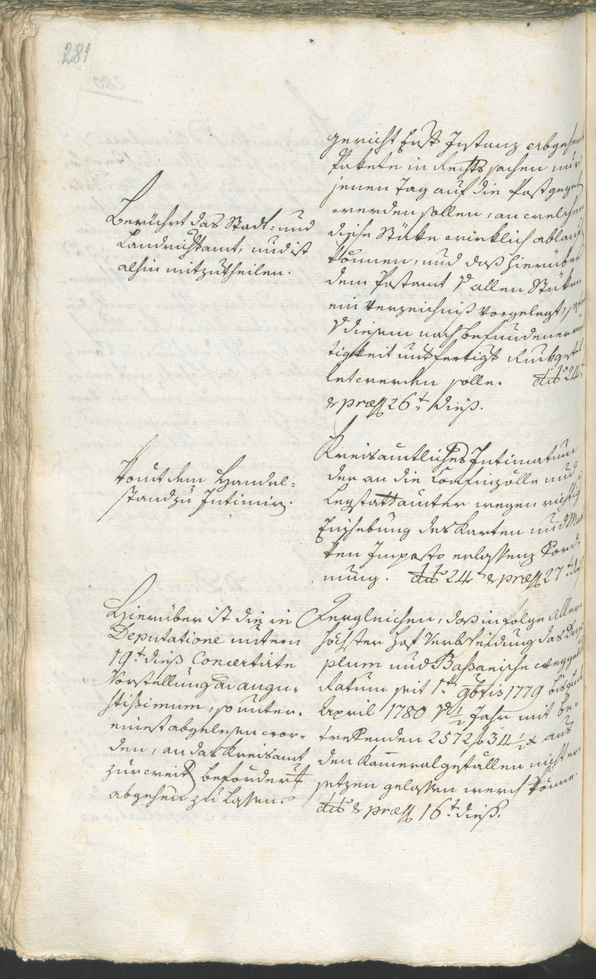 Stadtarchiv Bozen - BOhisto Ratsprotokoll 1783/85 