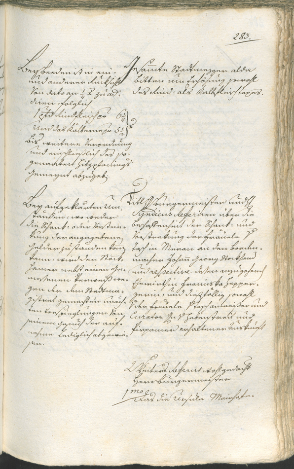 Civic Archives of Bozen-Bolzano - BOhisto Ratsprotokoll 1783/85 