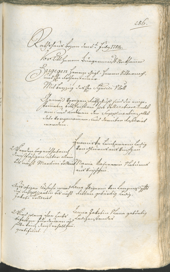 Civic Archives of Bozen-Bolzano - BOhisto Ratsprotokoll 1783/85 