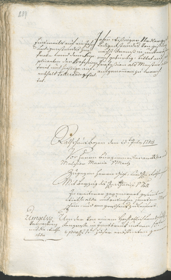 Civic Archives of Bozen-Bolzano - BOhisto Ratsprotokoll 1783/85 