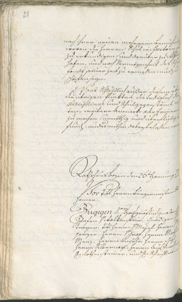 Archivio Storico della Città di Bolzano - BOhisto protocollo consiliare 1783/85 