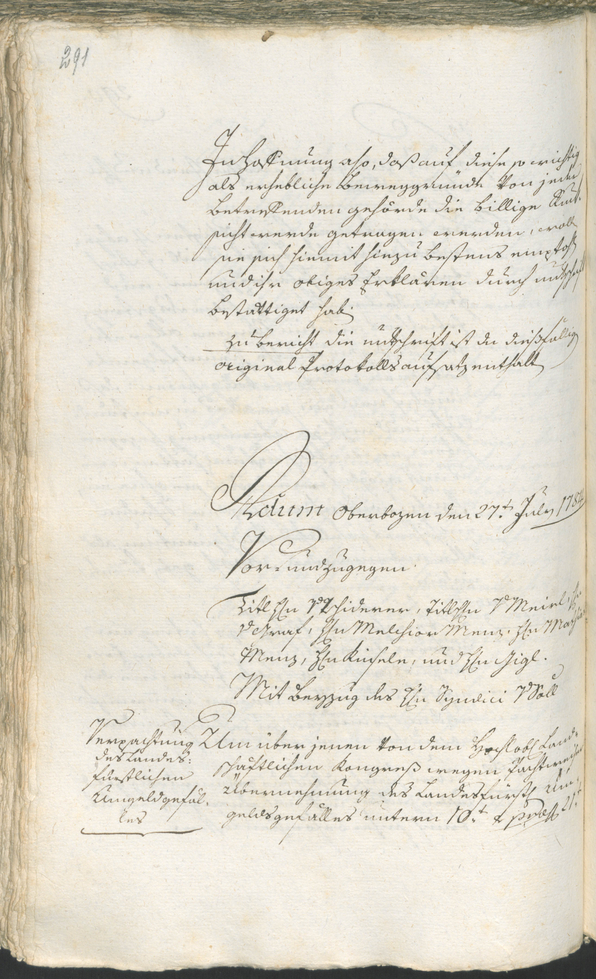 Civic Archives of Bozen-Bolzano - BOhisto Ratsprotokoll 1783/85 