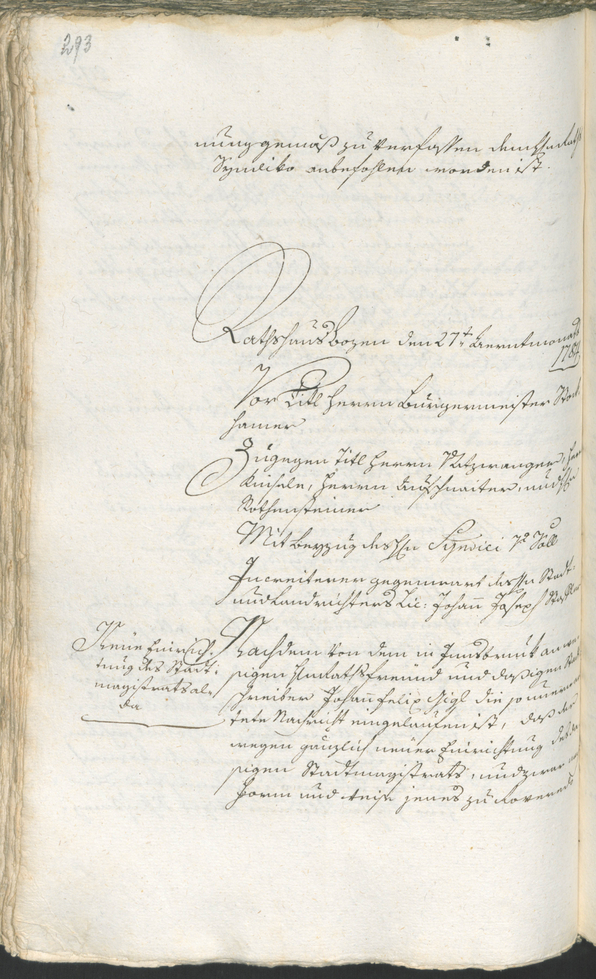 Civic Archives of Bozen-Bolzano - BOhisto Ratsprotokoll 1783/85 