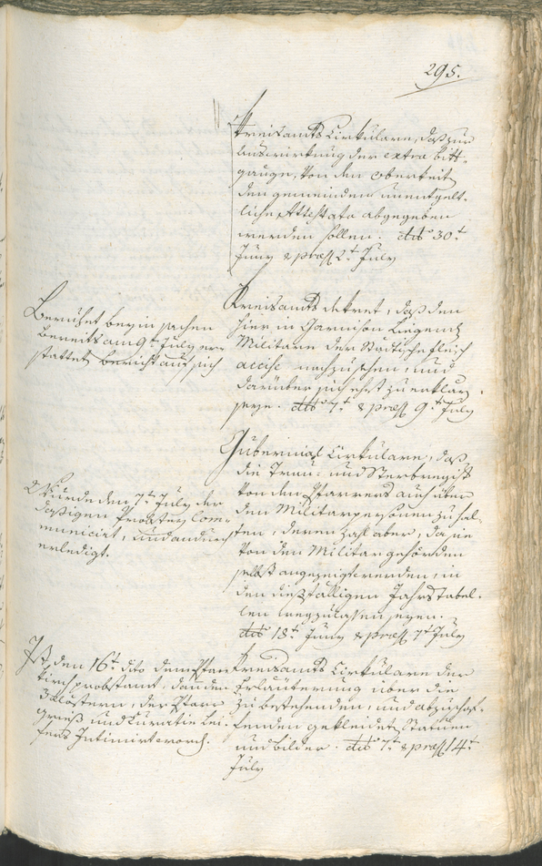 Civic Archives of Bozen-Bolzano - BOhisto Ratsprotokoll 1783/85 