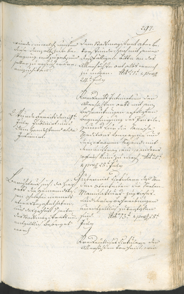 Civic Archives of Bozen-Bolzano - BOhisto Ratsprotokoll 1783/85 