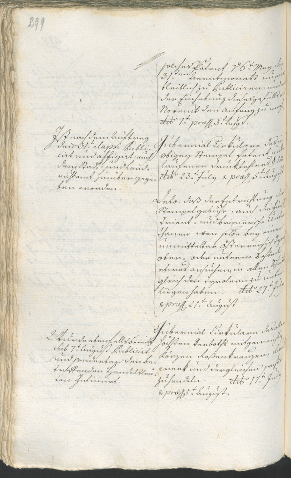 Civic Archives of Bozen-Bolzano - BOhisto Ratsprotokoll 1783/85 