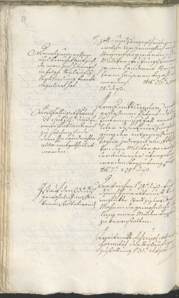 Stadtarchiv Bozen - BOhisto Ratsprotokoll 1783/85 