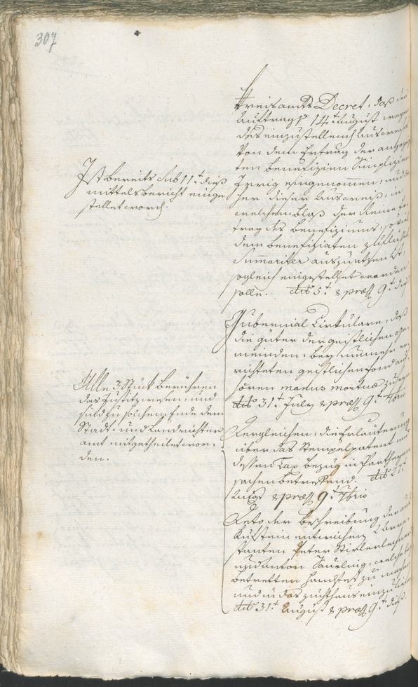 Stadtarchiv Bozen - BOhisto Ratsprotokoll 1783/85 