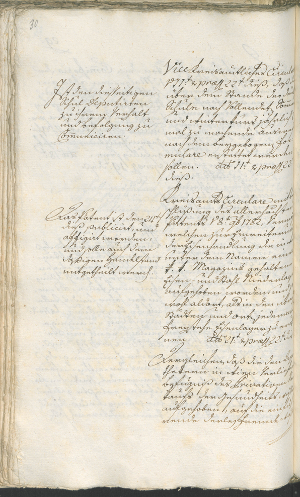 Civic Archives of Bozen-Bolzano - BOhisto Ratsprotokoll 1783/85 