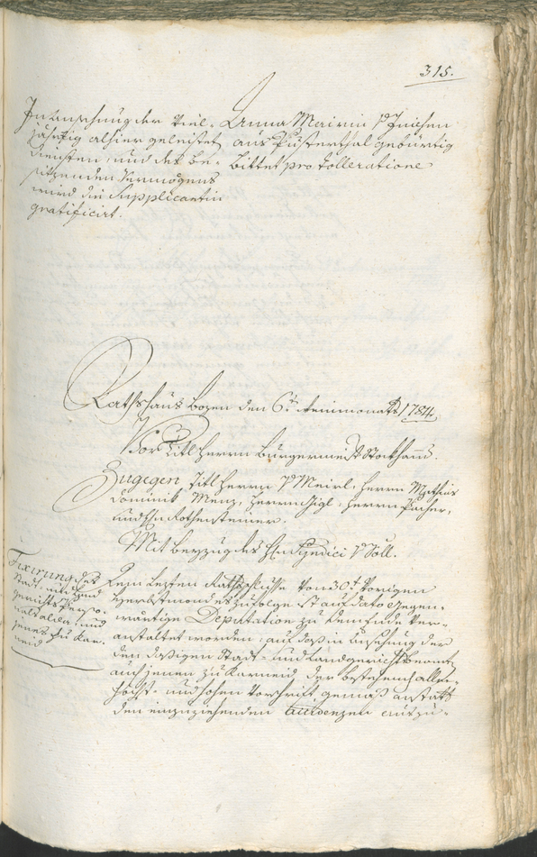 Civic Archives of Bozen-Bolzano - BOhisto Ratsprotokoll 1783/85 