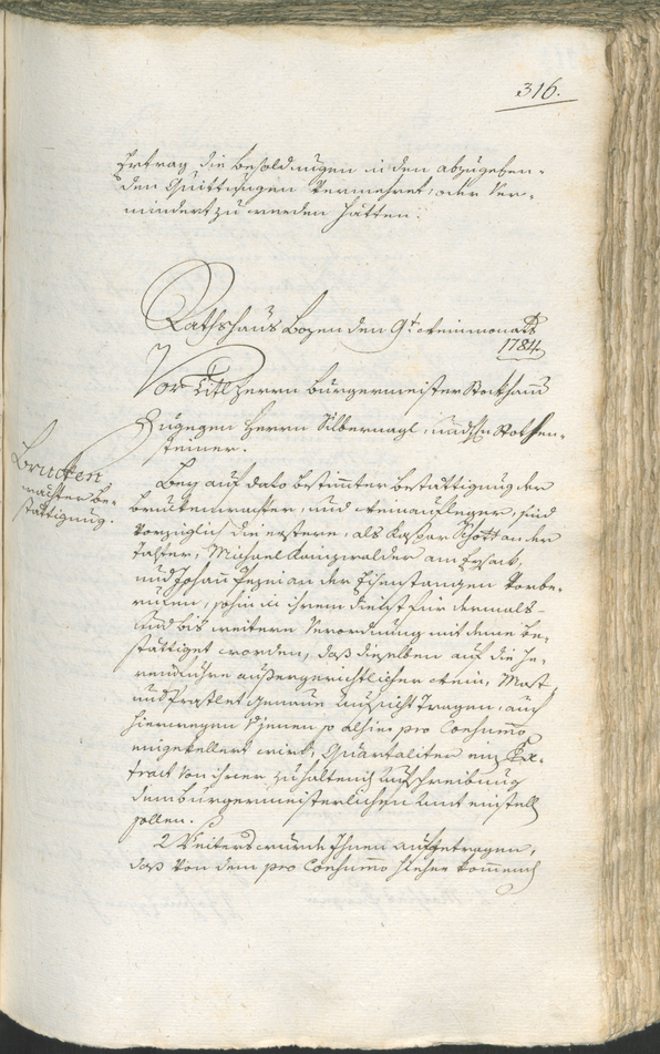 Civic Archives of Bozen-Bolzano - BOhisto Ratsprotokoll 1783/85 