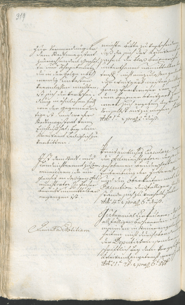 Stadtarchiv Bozen - BOhisto Ratsprotokoll 1783/85 