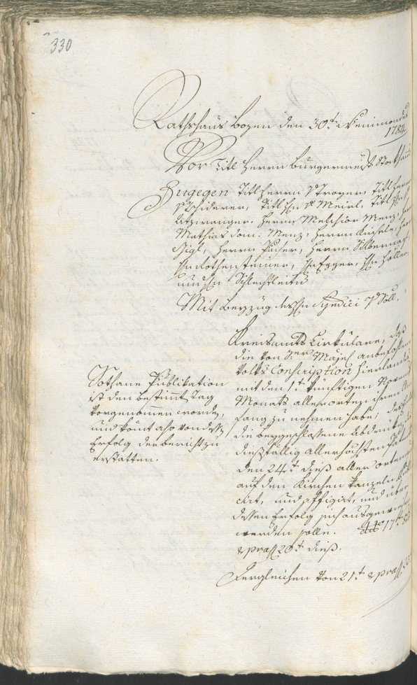 Civic Archives of Bozen-Bolzano - BOhisto Ratsprotokoll 1783/85 