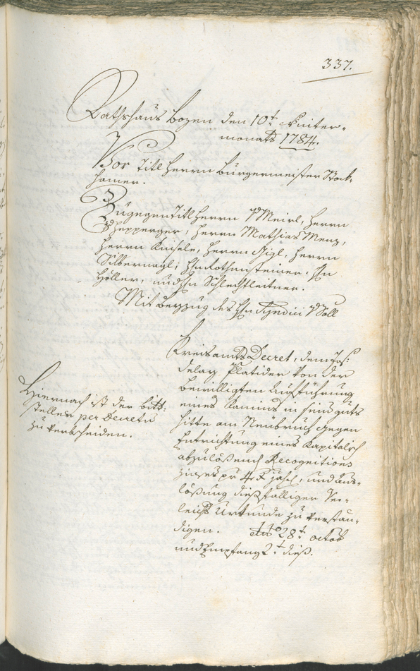 Civic Archives of Bozen-Bolzano - BOhisto Ratsprotokoll 1783/85 