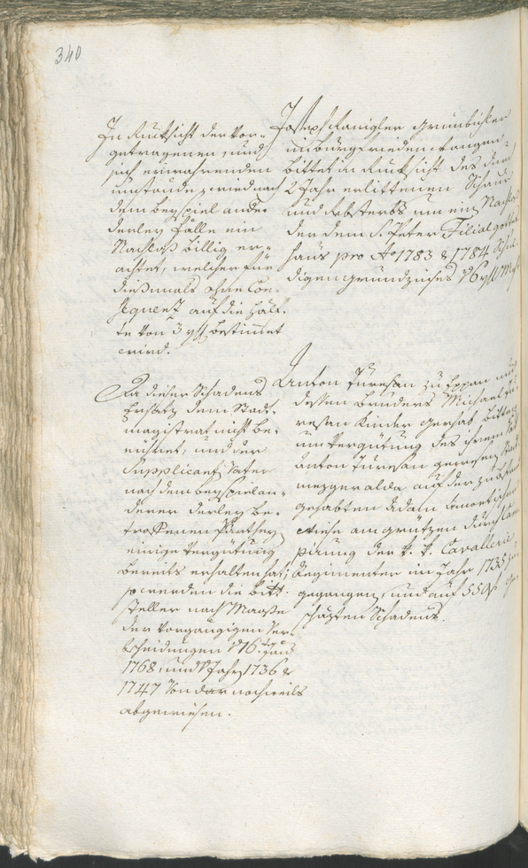 Stadtarchiv Bozen - BOhisto Ratsprotokoll 1783/85 