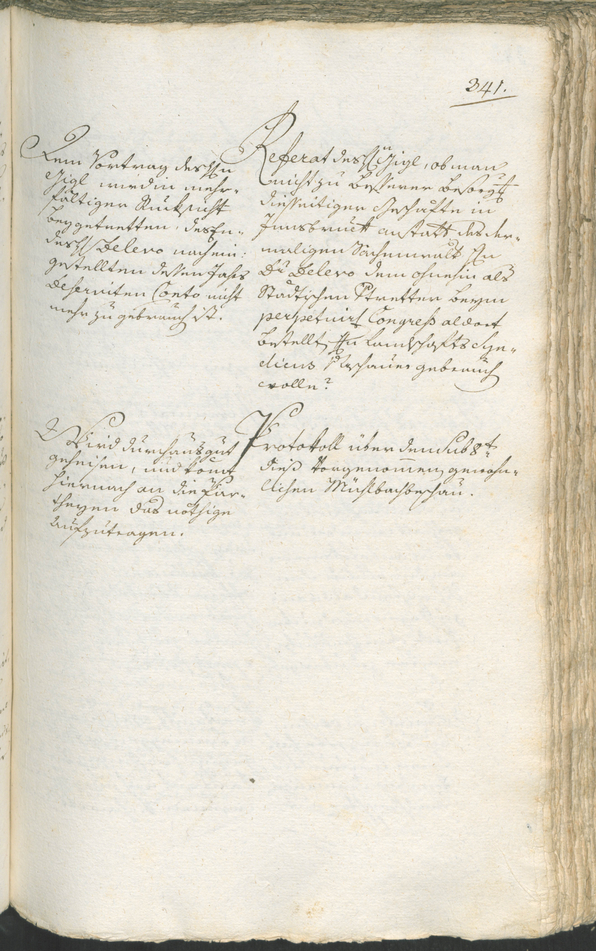 Stadtarchiv Bozen - BOhisto Ratsprotokoll 1783/85 