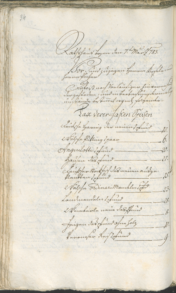 Civic Archives of Bozen-Bolzano - BOhisto Ratsprotokoll 1783/85 