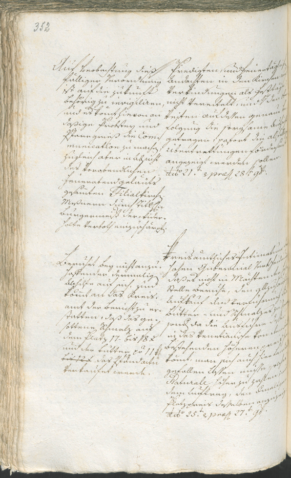 Stadtarchiv Bozen - BOhisto Ratsprotokoll 1783/85 