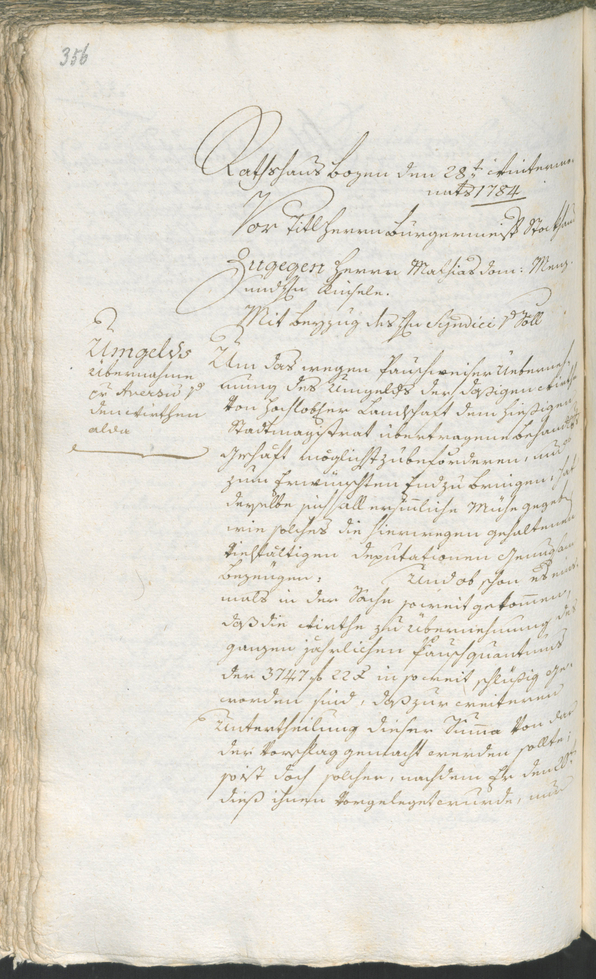 Archivio Storico della Città di Bolzano - BOhisto protocollo consiliare 1783/85 