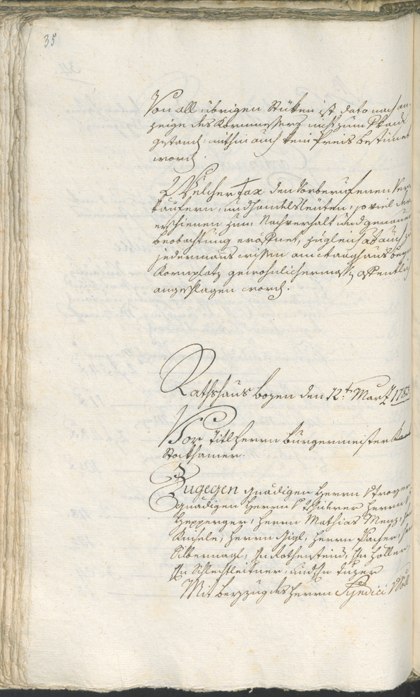 Archivio Storico della Città di Bolzano - BOhisto protocollo consiliare 1783/85 