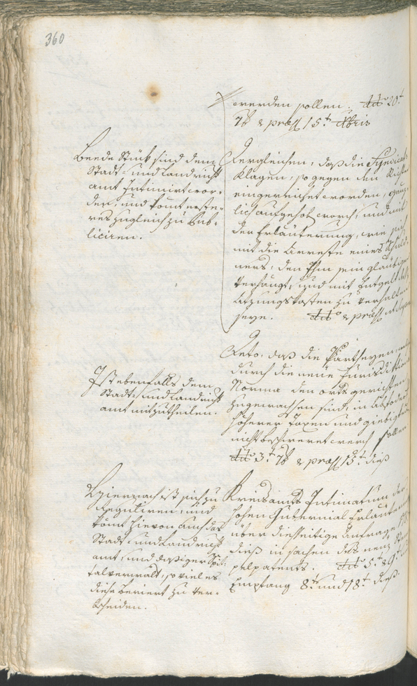 Civic Archives of Bozen-Bolzano - BOhisto Ratsprotokoll 1783/85 