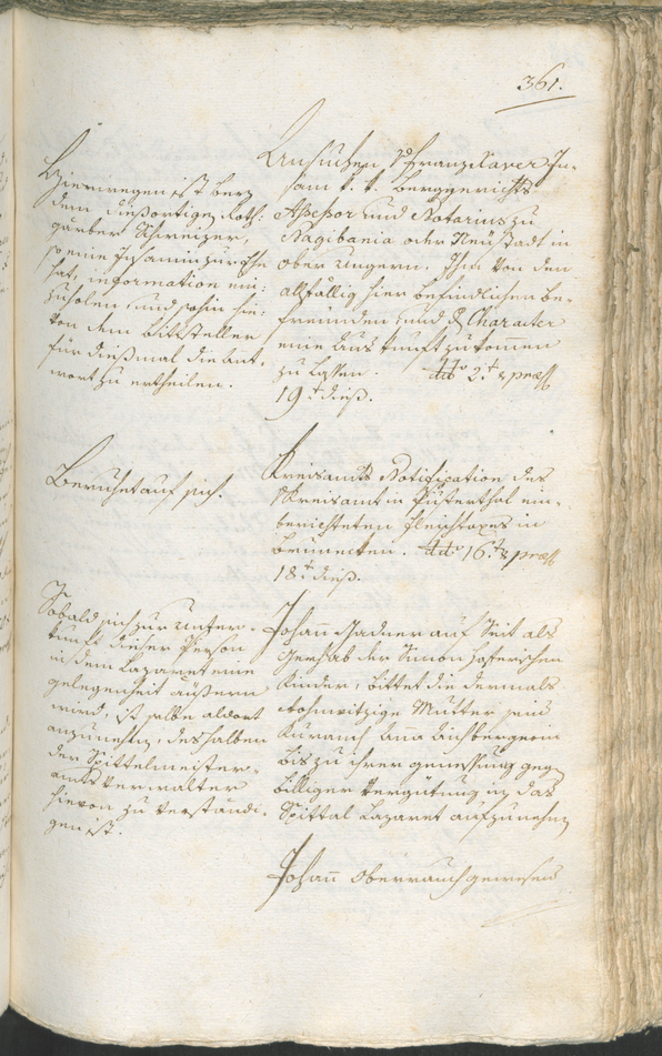 Stadtarchiv Bozen - BOhisto Ratsprotokoll 1783/85 