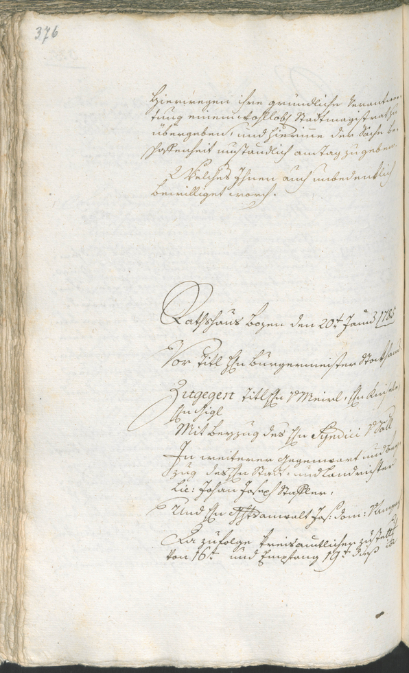 Stadtarchiv Bozen - BOhisto Ratsprotokoll 1783/85 