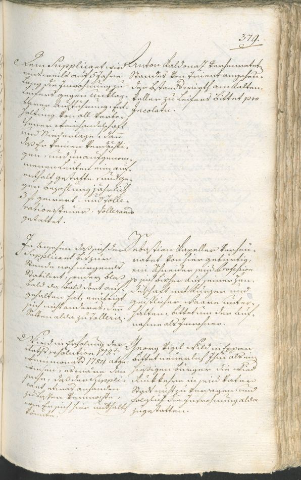 Civic Archives of Bozen-Bolzano - BOhisto Ratsprotokoll 1783/85 