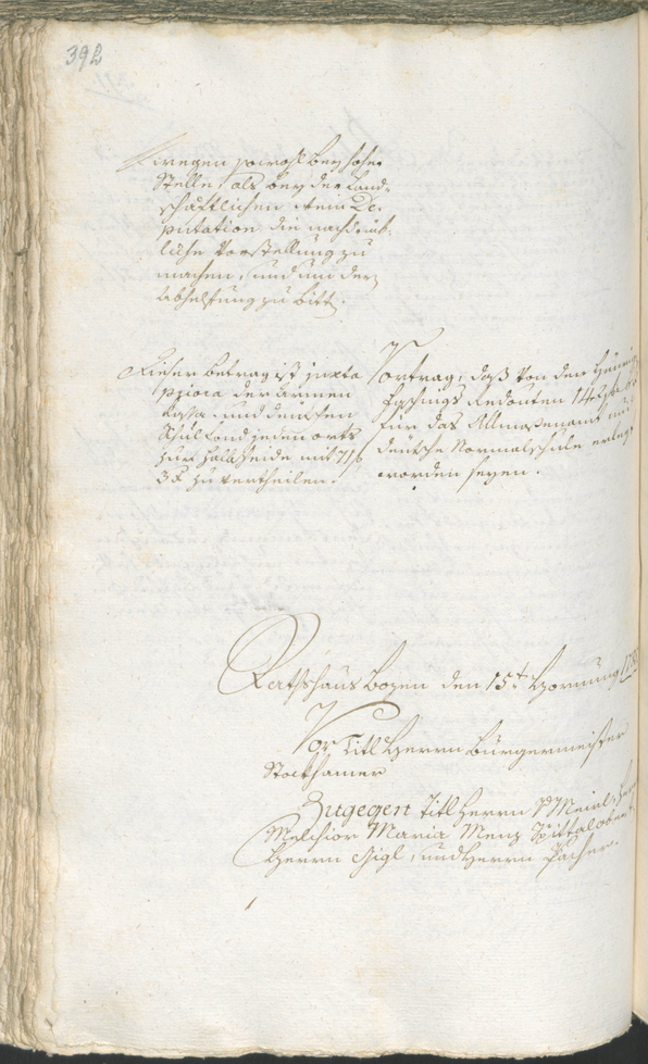 Stadtarchiv Bozen - BOhisto Ratsprotokoll 1783/85 