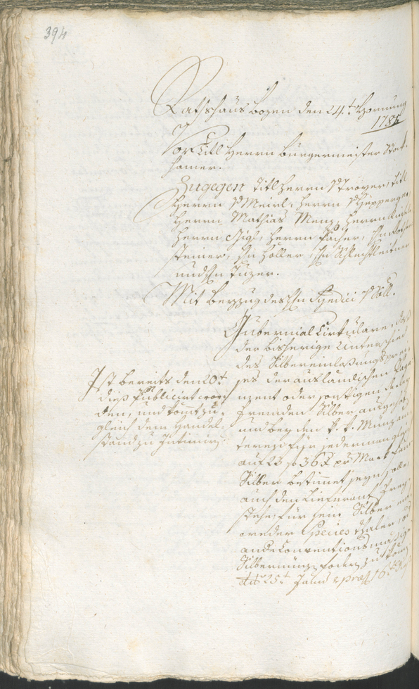 Archivio Storico della Città di Bolzano - BOhisto protocollo consiliare 1783/85 