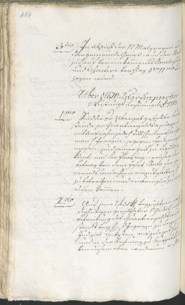 Stadtarchiv Bozen - BOhisto Ratsprotokoll 1783/85 