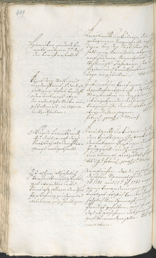 Civic Archives of Bozen-Bolzano - BOhisto Ratsprotokoll 1783/85 