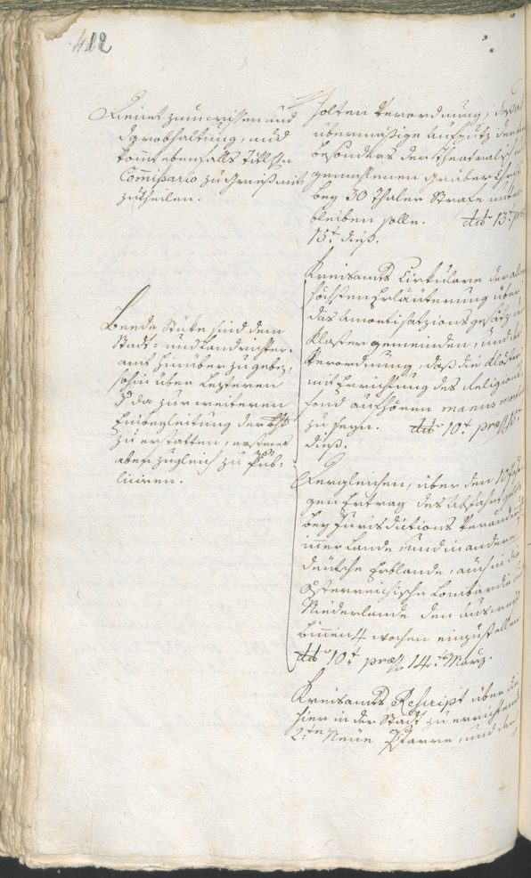 Stadtarchiv Bozen - BOhisto Ratsprotokoll 1783/85 