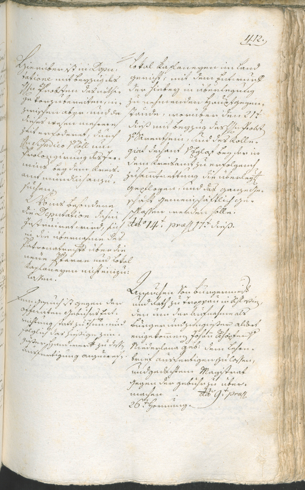 Civic Archives of Bozen-Bolzano - BOhisto Ratsprotokoll 1783/85 