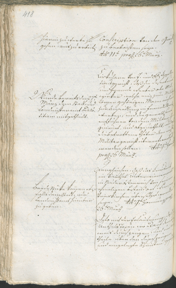 Stadtarchiv Bozen - BOhisto Ratsprotokoll 1783/85 