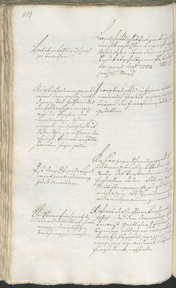 Archivio Storico della Città di Bolzano - BOhisto protocollo consiliare 1783/85 