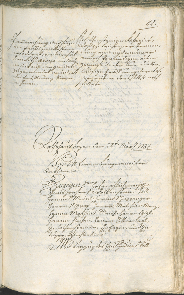 Civic Archives of Bozen-Bolzano - BOhisto Ratsprotokoll 1783/85 