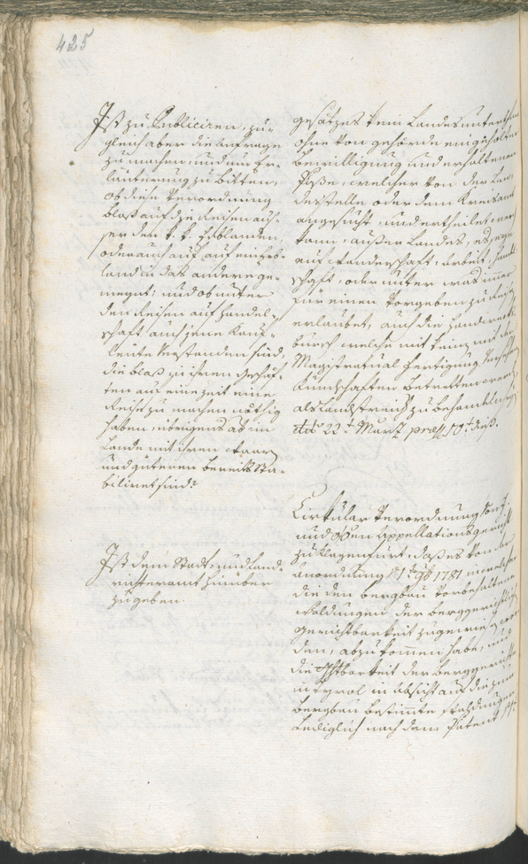 Stadtarchiv Bozen - BOhisto Ratsprotokoll 1783/85 