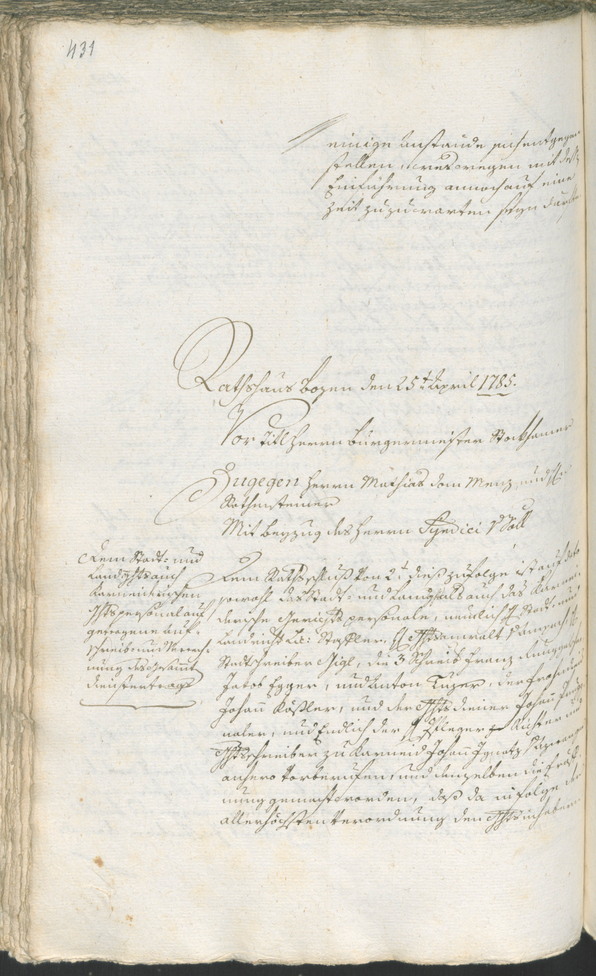 Civic Archives of Bozen-Bolzano - BOhisto Ratsprotokoll 1783/85 