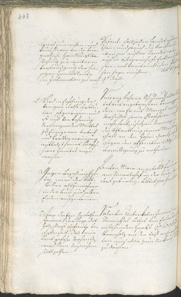 Stadtarchiv Bozen - BOhisto Ratsprotokoll 1783/85 