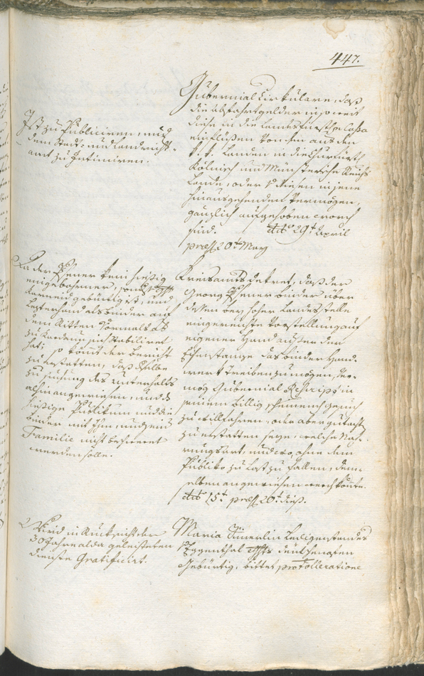 Stadtarchiv Bozen - BOhisto Ratsprotokoll 1783/85 