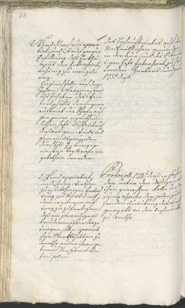 Civic Archives of Bozen-Bolzano - BOhisto Ratsprotokoll 1783/85 