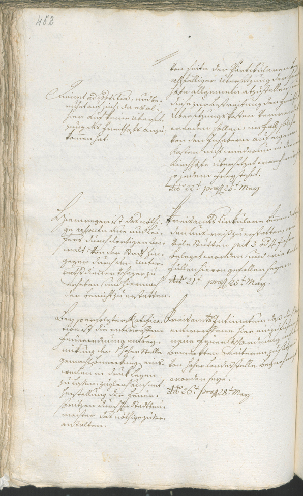 Stadtarchiv Bozen - BOhisto Ratsprotokoll 1783/85 