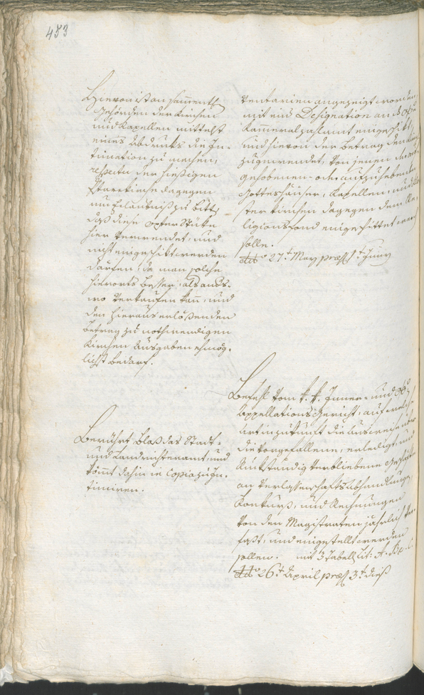 Civic Archives of Bozen-Bolzano - BOhisto Ratsprotokoll 1783/85 