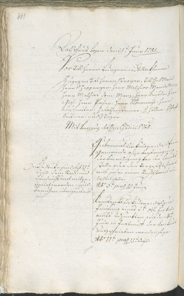 Civic Archives of Bozen-Bolzano - BOhisto Ratsprotokoll 1783/85 